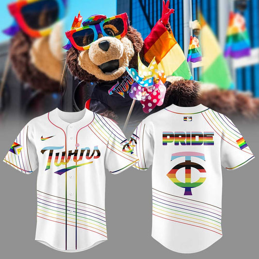 Limited Edition Minnesota Twins Happy Pride Month Jersey