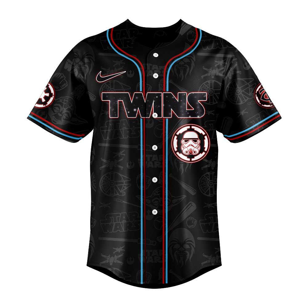 Limited Edition Minnesota Twins Star Wars Night Black New Jersey