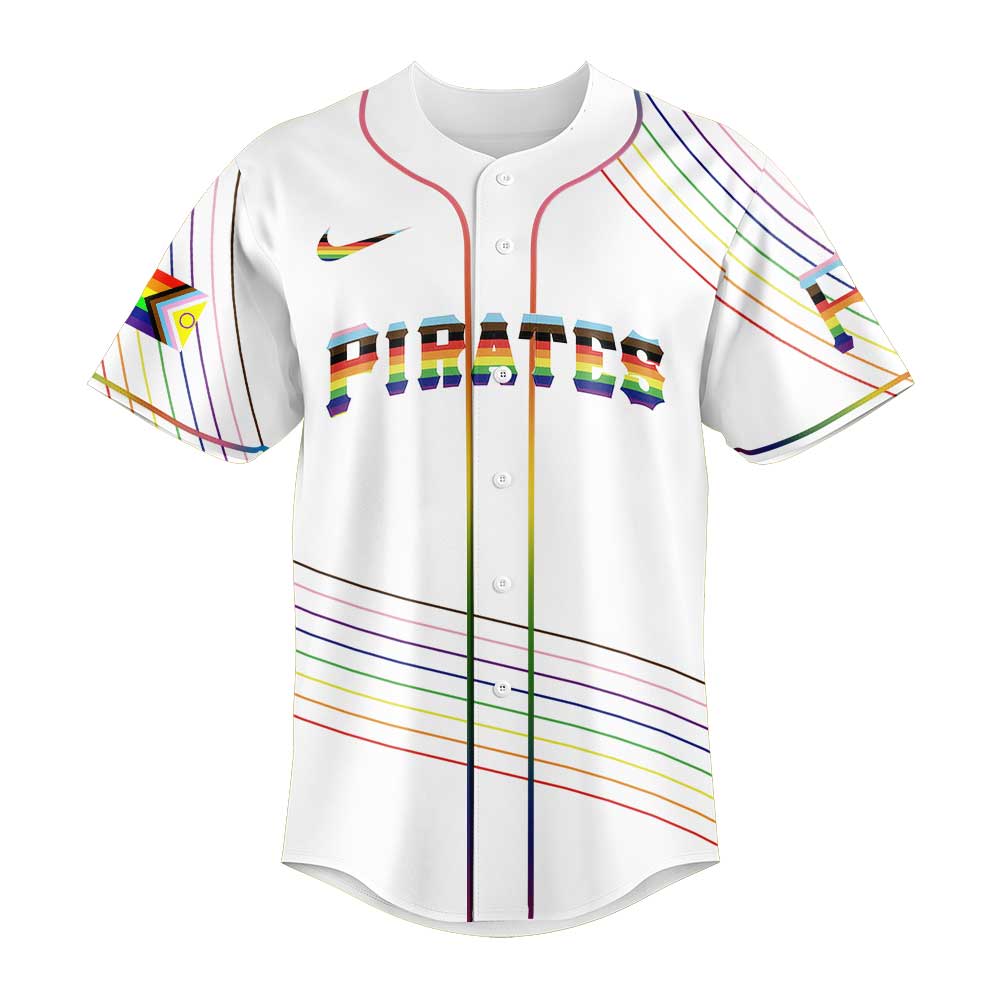 Limited Edition Pittsburgh Pirates Happy Pride Month Jersey