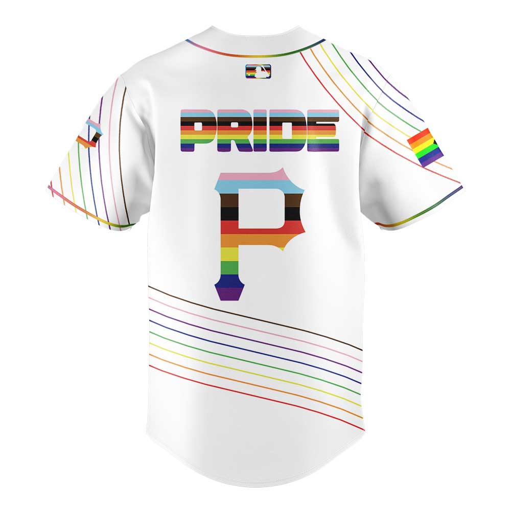 Limited Edition Pittsburgh Pirates Happy Pride Month Jersey