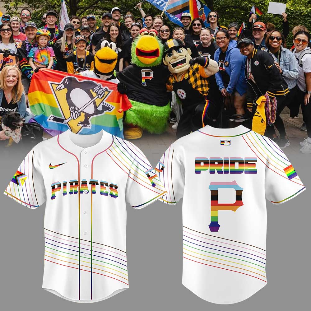Limited Edition Pittsburgh Pirates Happy Pride Month Jersey