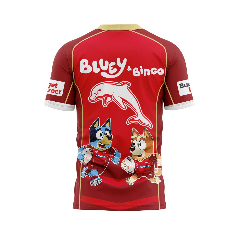 Limited Edition Dolphins x Bluey and Bingo T-Shirt