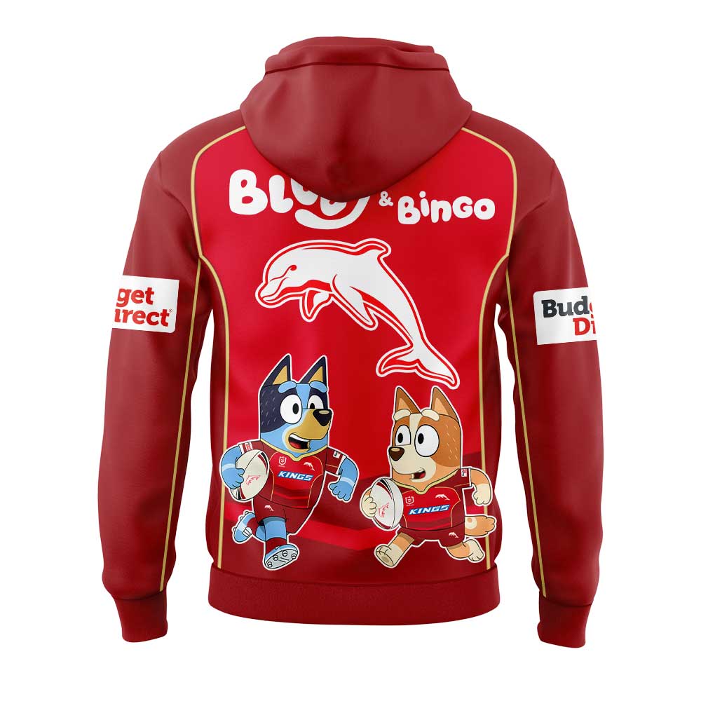 Limited Edition Dolphins x Bluey and Bingo Hoodie