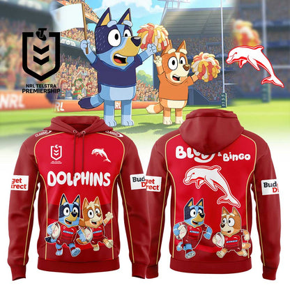 Limited Edition Dolphins x Bluey and Bingo Hoodie