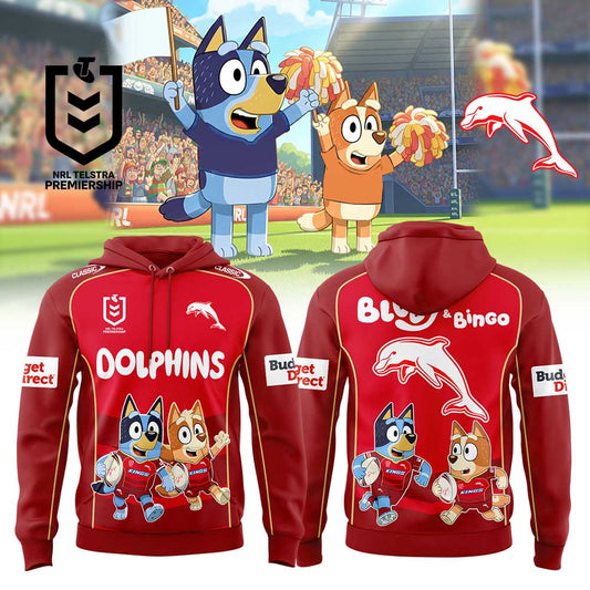 Limited Edition Dolphins x Bluey and Bingo Hoodie