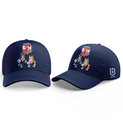 Limited Edition Sydney Roosters Bluey and Bingo Hoodie