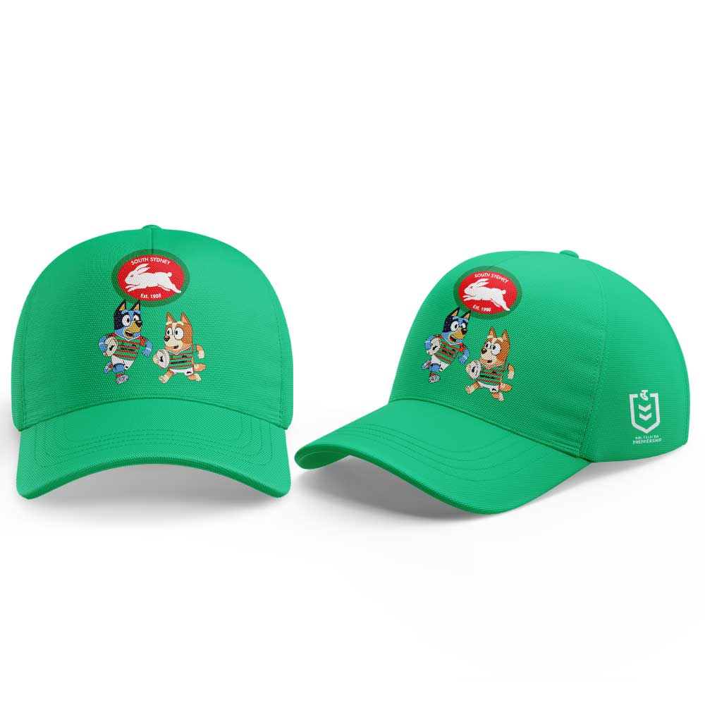 Limited Edition South Sydney Rabbitohs Bluey and Bingo T-Shirt