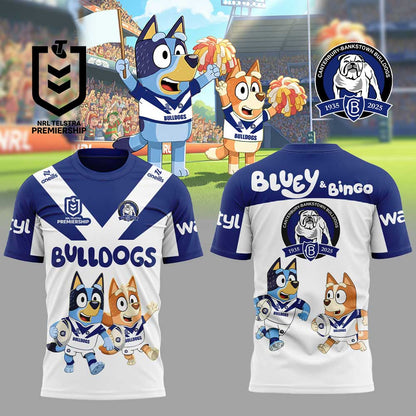 Limited Edition Canterbury Bulldogs x Bluey and Bingo T-Shirt