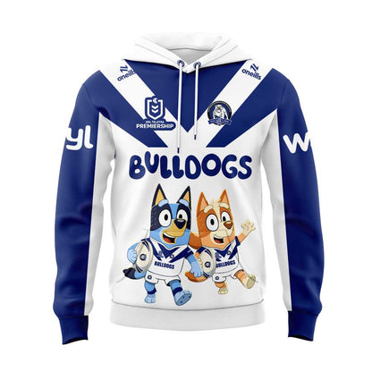 Limited Edition Canterbury Bulldogs x Bluey and Bingo Hoodie