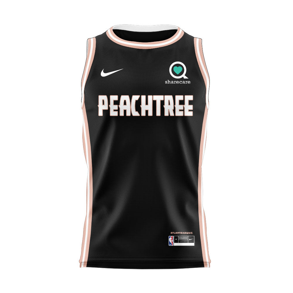 Limited Edition The A Hawks Peachtree City Edition Peach Up A-Town Down Jersey