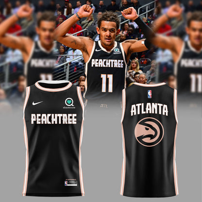 Limited Edition The A Hawks Peachtree City Edition Peach Up A-Town Down Jersey
