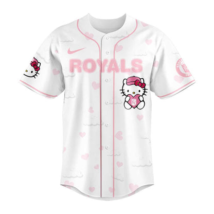 Limited Edition Kansas City Royals x Hello Kitty Night Plus Jersey