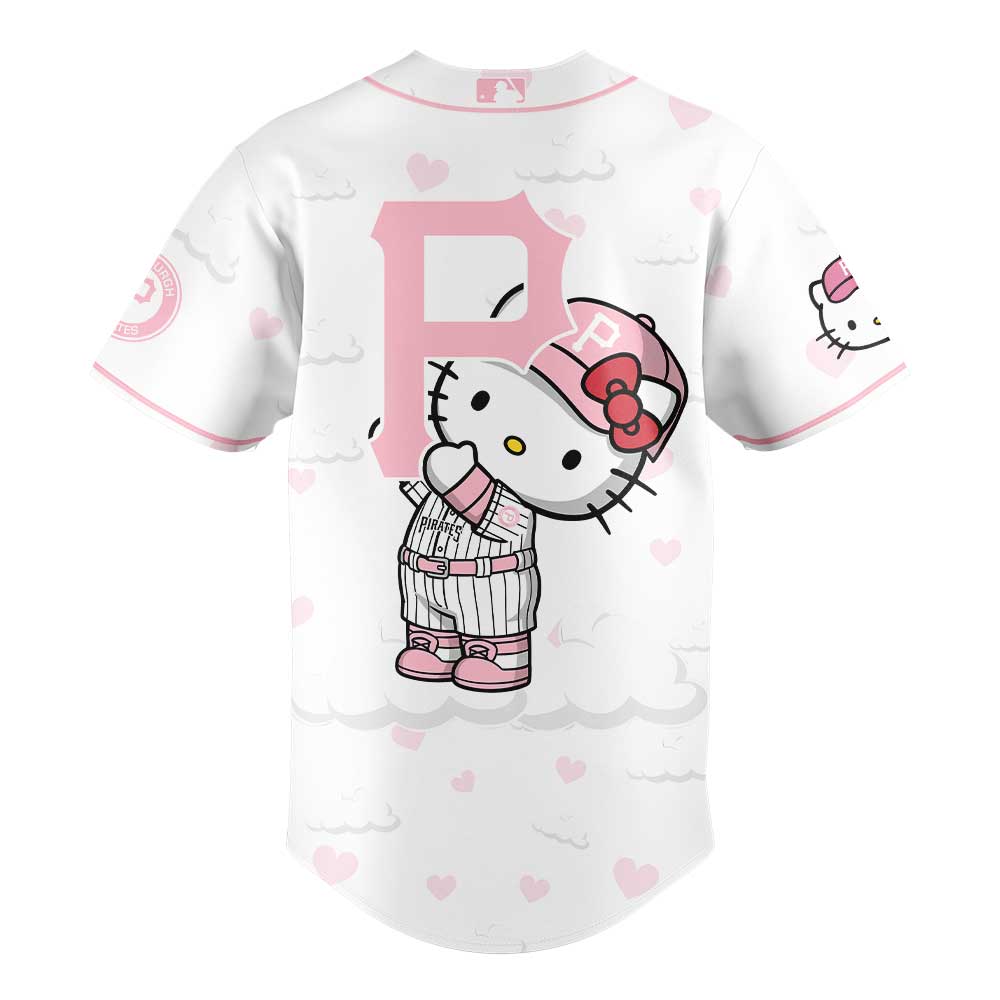 Limited Edition Pittsburgh Pirates x Hello Kitty Night Plus Jersey