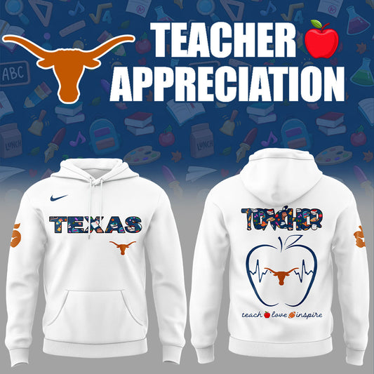 Texas Football TEACHER Appreciation 2025 Combo Hoodie