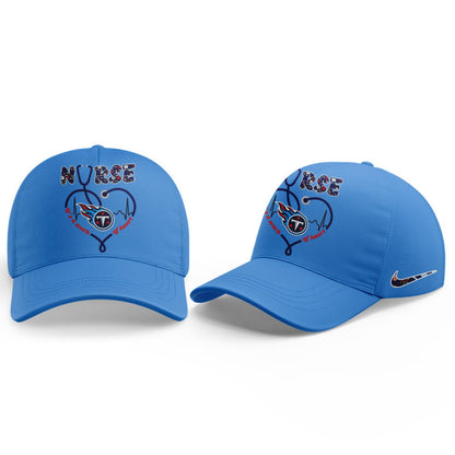 Tennessee Titans Nurses Appreciation 2025 Blue Combo Hoodie