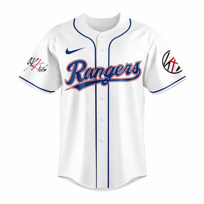 Texas Rangers x Stray Kids Word tour 2025 Jersey