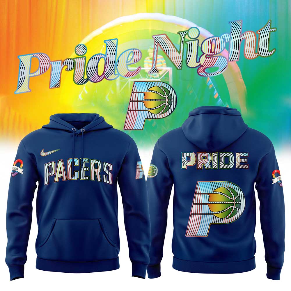 Indiana Pacers LGBTQ Pride 2025 Blue Hoodie