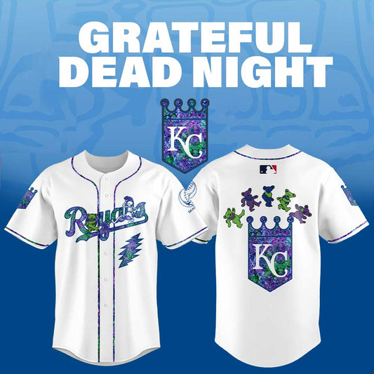 Kansas City Royals Grateful Dead Night Jersey