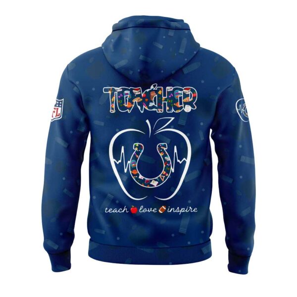 Indianapolis Colts TEACHER Appreciation New Hoodie