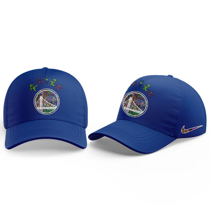 Golden State Warriors Grateful Dead 60th Anniversary Blue Hoodie