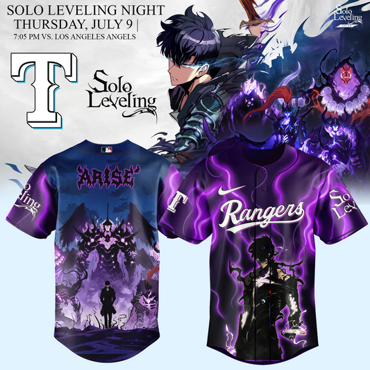 Texas Rangers x Solo Leveling Limited Jersey