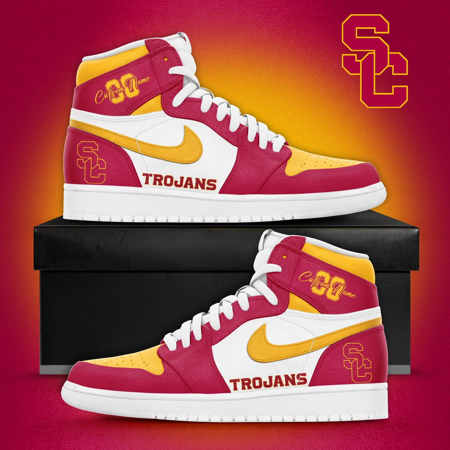 Special Edition USC Trojans 2025 Air Jordan1 Shoes
