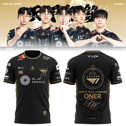 Limited Edition Doran T1 6Time World Champions Combo T-Shirt