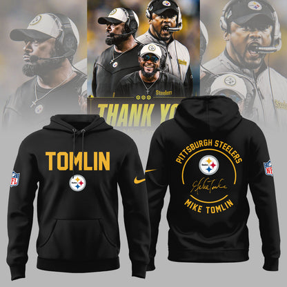 Pittsburgh Steelers Thank you Coach Mike Tomlin Limited Edition Combo Hoodie