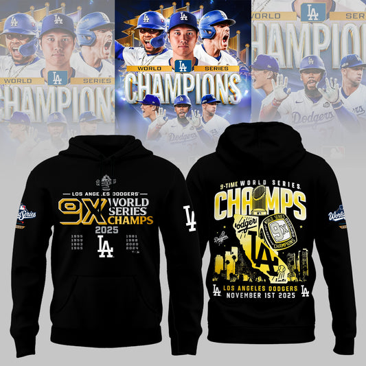 LA Dodgers – 2025 World Series Champions Limited Edition Combo Hoodie
