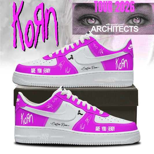 KORN “ARE YOU READY” Tour 2026 Limited Edition Signature AF1 Sneakers