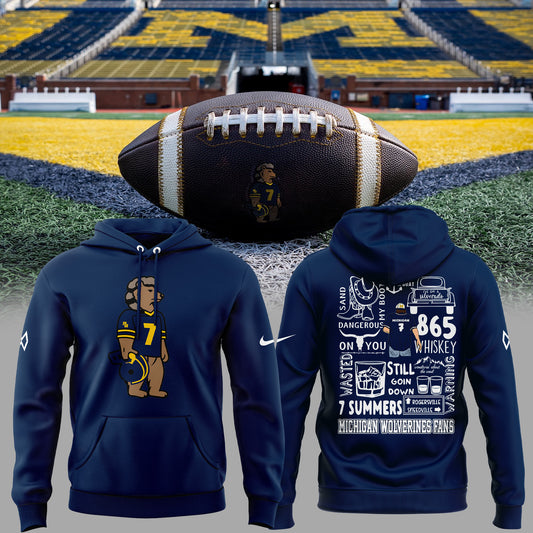 Limited Edition Michigan Wolverines Football x Morgan Wallen Hoodie 2025