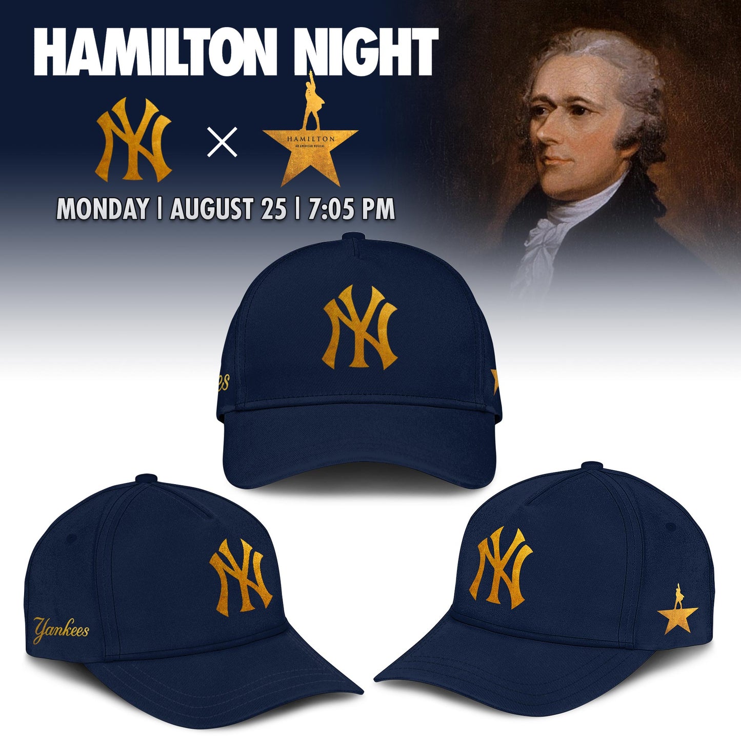 New York Yankees MLB x Hamilton Night 2025 Limited Edition Jersey