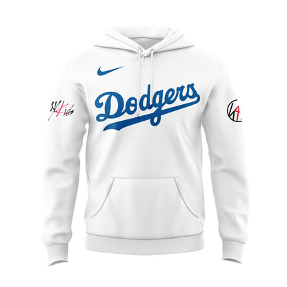Limited Edition LA Dodgers x ATE Show Signature White Hoodie