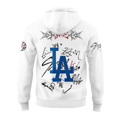 Limited Edition LA Dodgers x ATE Show Signature White Hoodie