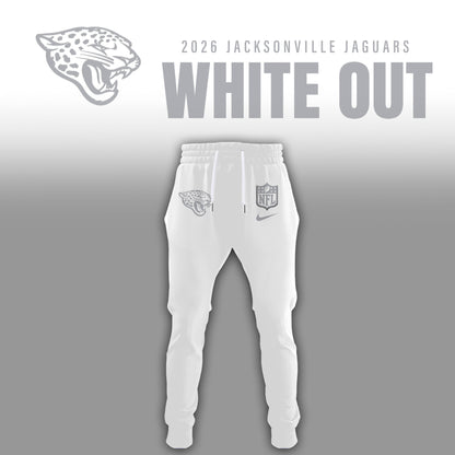 Jacksonville Jaguars 2025 Winter White Out Combo TShirt