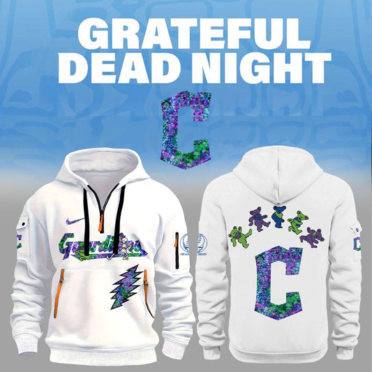 Cleveland Guardians Grateful Dead Night Half Zip