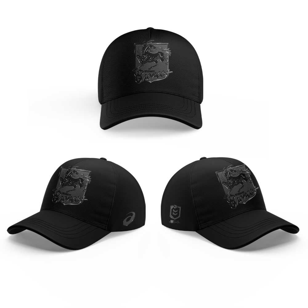 Limited Brisbane Broncos Our 2025 Black Uniform Old Logo Polo