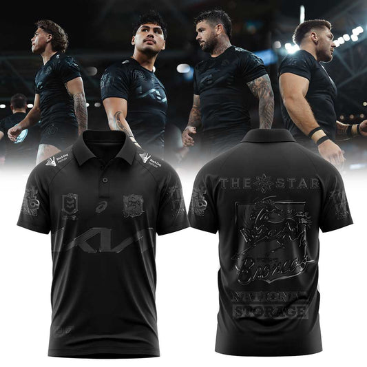 Limited Brisbane Broncos Our 2025 Black Uniform Old Logo Polo