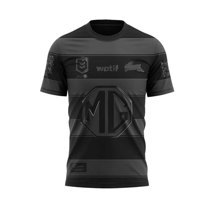 Limited Edition South Sydney Rabbitohs Back In Black Uniform T-Shirt