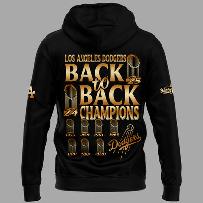 LA Dodgers – 2025 World Series Champions Limited Edition Combo Hoodie