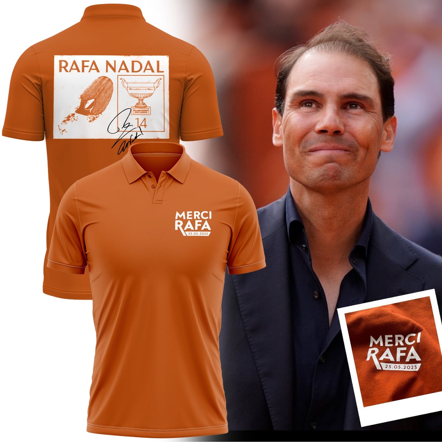 Exclusive Versio Rafael Nadal Black Polo 2025