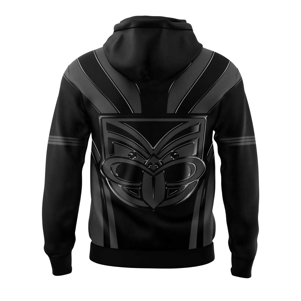 Limited Edition One NZ Warriors Back In Black Uniform Hoodie
