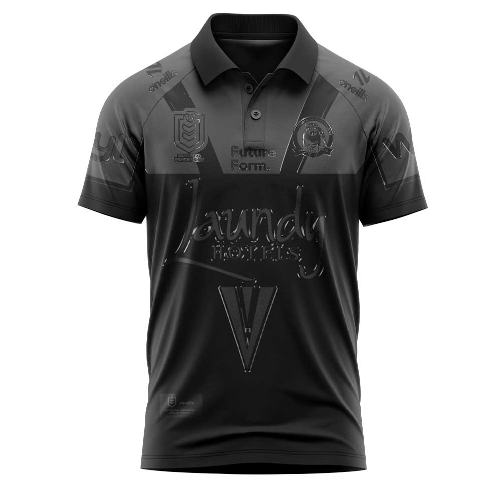 Limited Edition Canterbury Bulldogs Back In Black Polo