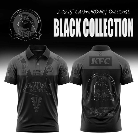 Limited Edition Canterbury Bulldogs Back In Black Polo