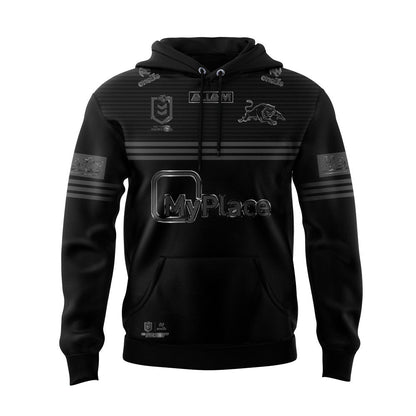 Limited Edition Penrith Panthers Back In Black Hoodie