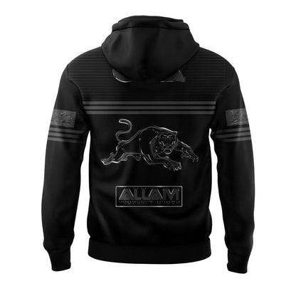 Limited Edition Penrith Panthers Back In Black Hoodie