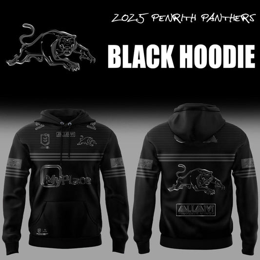 Limited Edition Penrith Panthers Back In Black Hoodie