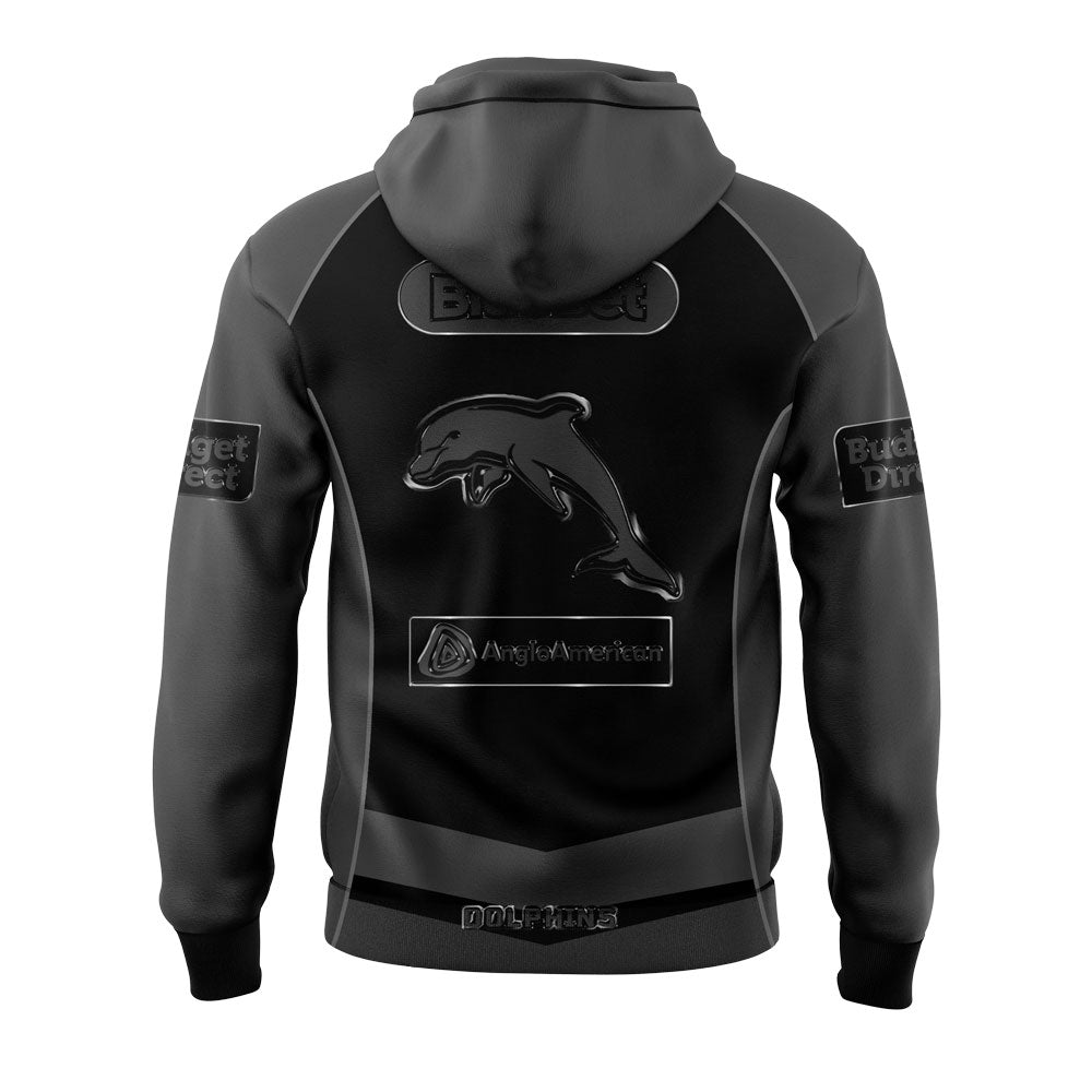 Limited Edition Dolphins Back In Black Hoodie