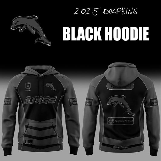 Limited Edition Dolphins Back In Black Hoodie