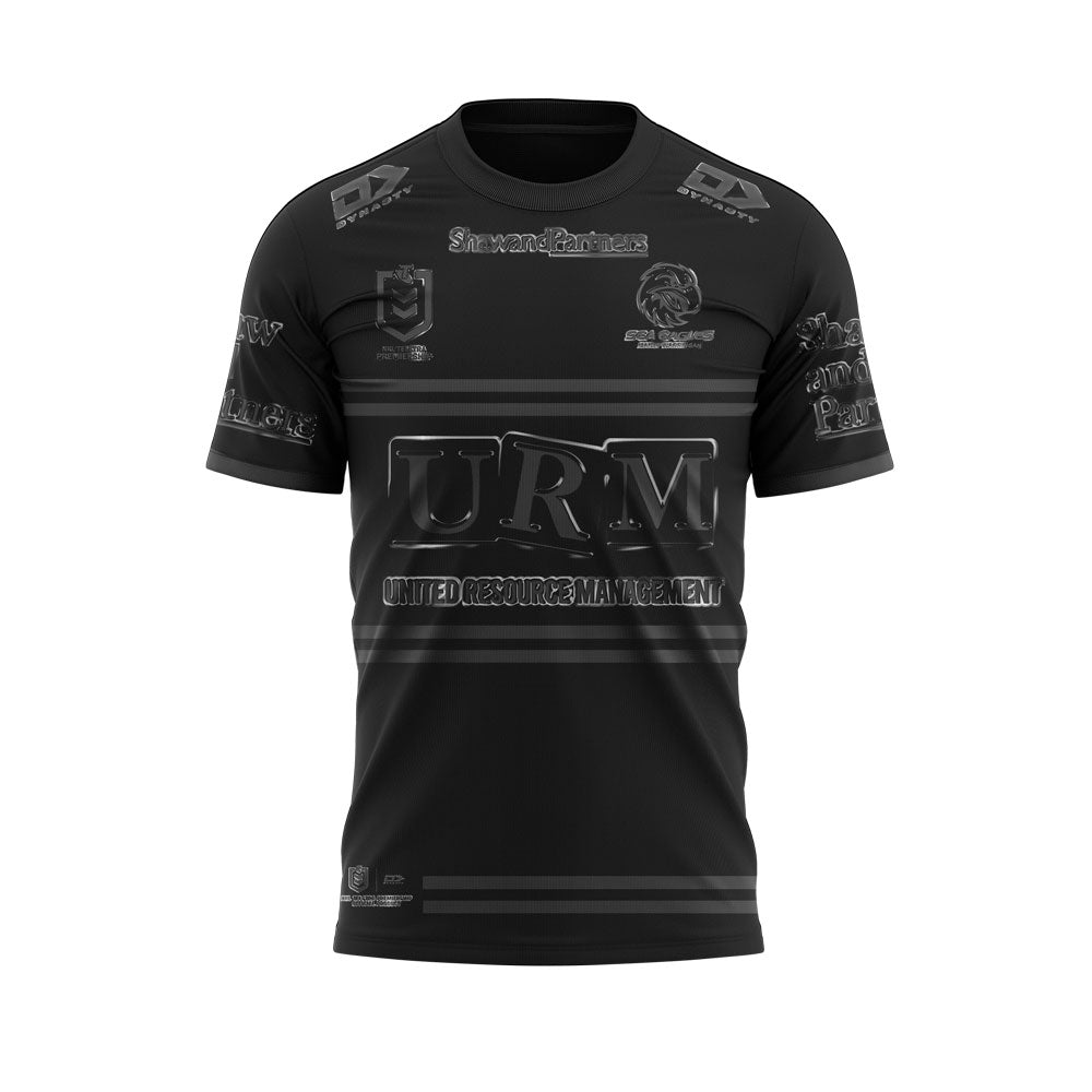 Limited Edition Manly Sea Eagles Back In Black Uniform T-Shirt